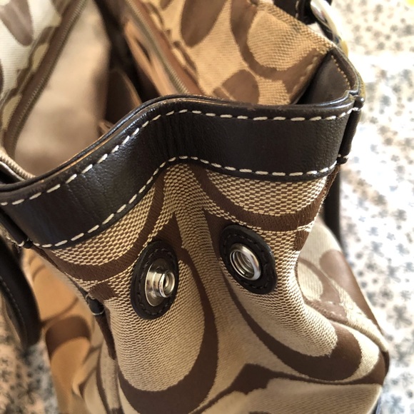 Coach Park Signature Carryall - Picture 8 of 13